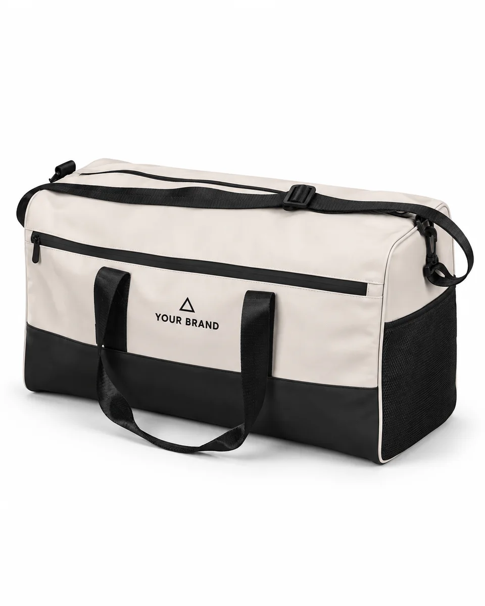 Weekend & Duffel Bag – Outdoor / Modern, shown with a sample logo