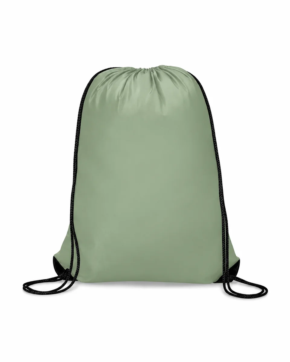 Drawstring Backpack – Classic Campaign, shown with a sample logo