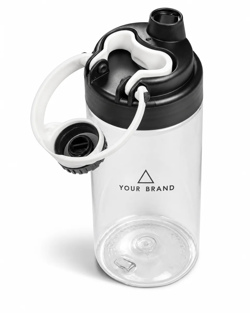 Protein Shaker – Active Wellness, shown with a sample logo