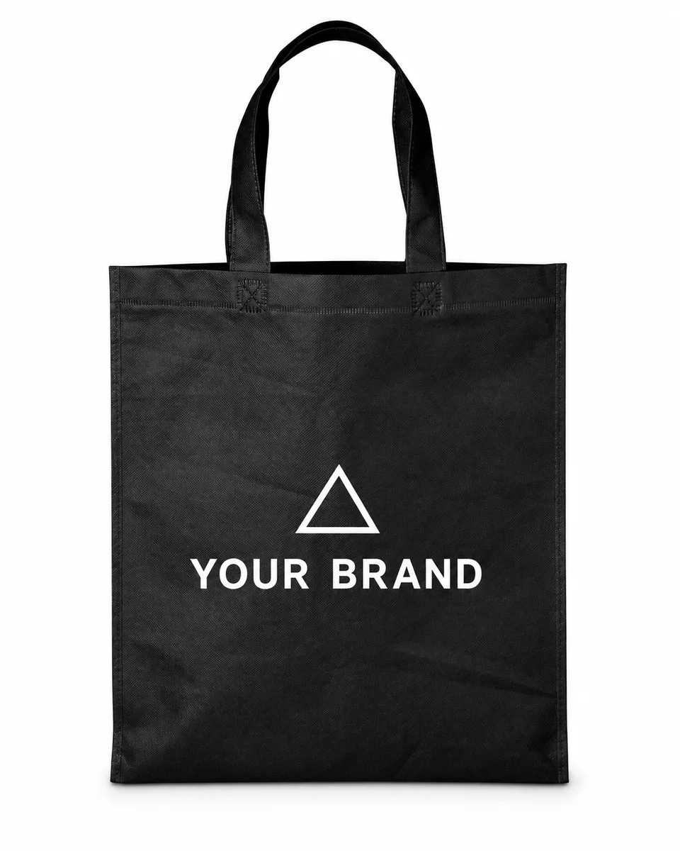 Shopper & Tote Bag – Value Event, shown with a sample logo