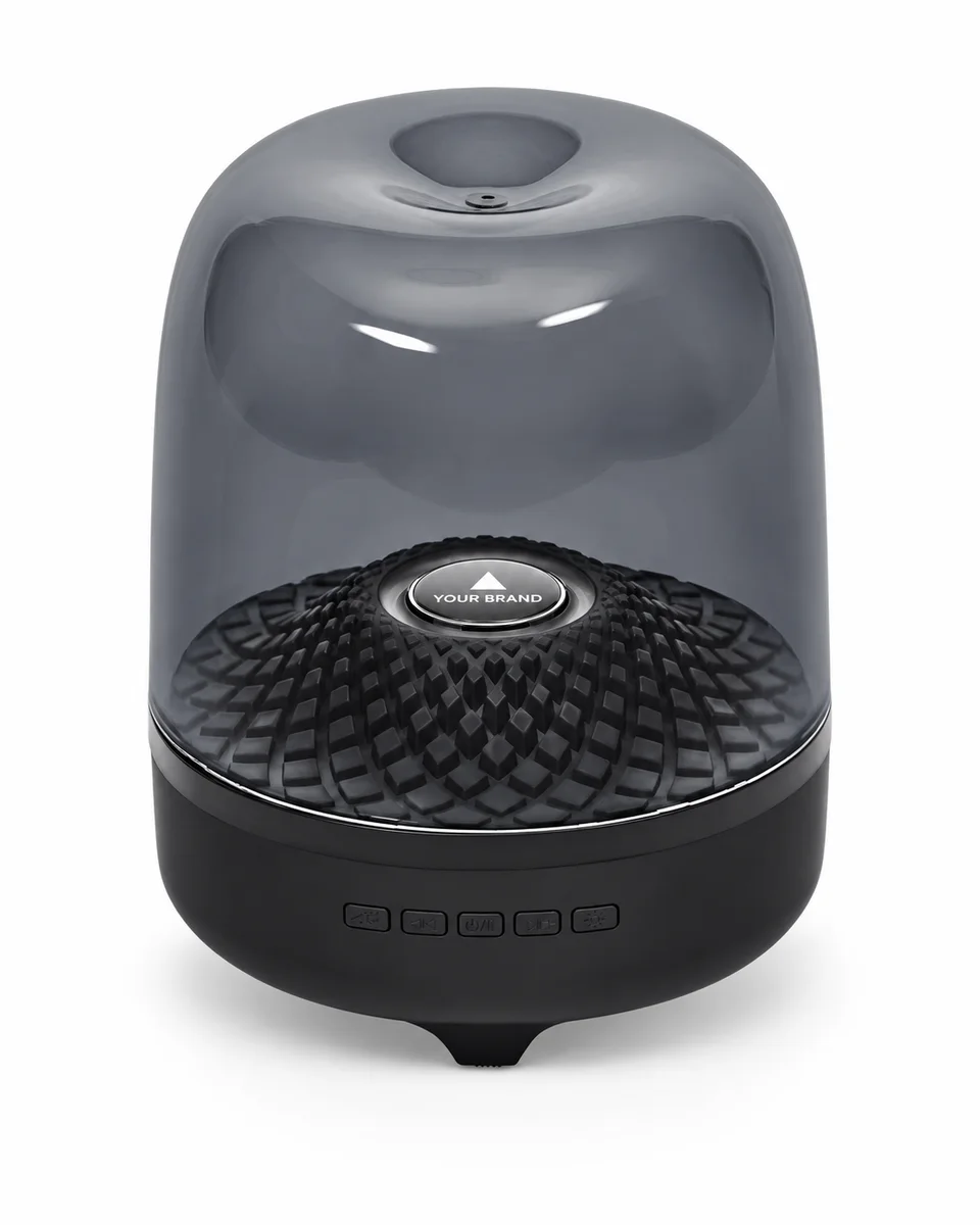 Bluetooth Speaker – Premium 10W with RGB, shown with a sample logo