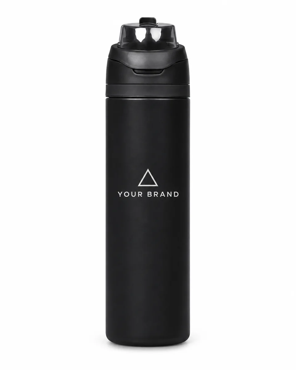 Sports & Carry-Handle Water Bottle – Active Insulated, shown with a sample logo