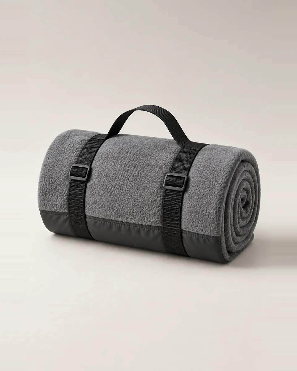 Picnic blanket, grey