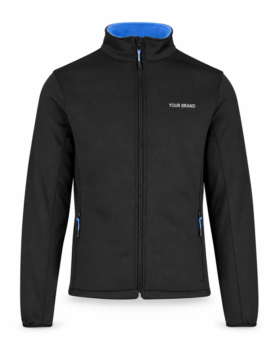Softshell Jacket – Classic Bonded Softshell, Men, shown with a sample logo