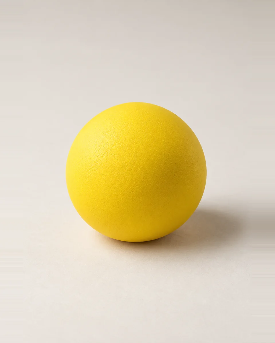 Stress ball, yellow